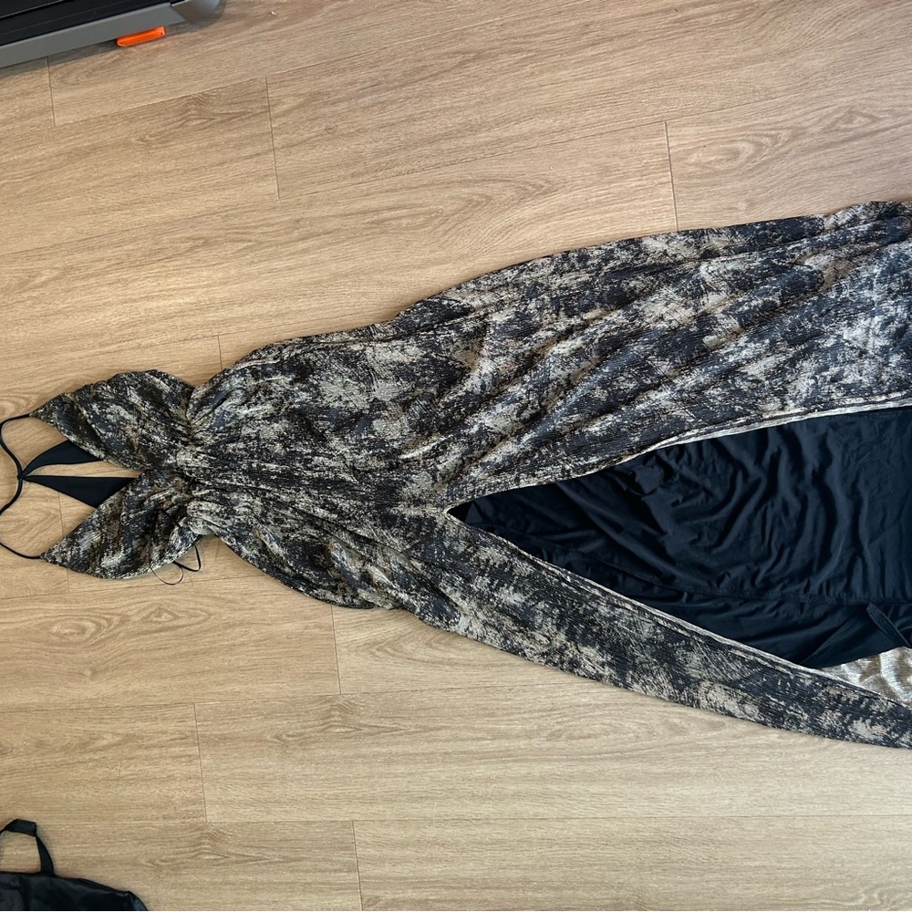 Vintage evening dress by allen schwartz in size XS